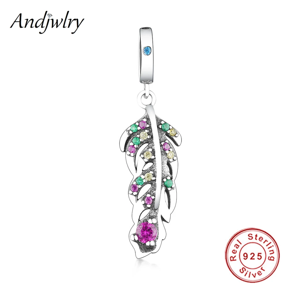 

2018 Winter New Fit Original Pandora Charm Bracelets Authentic 925 Sliver Leaves Charm Beads With Mix CZ DIY Jewelry Berloque