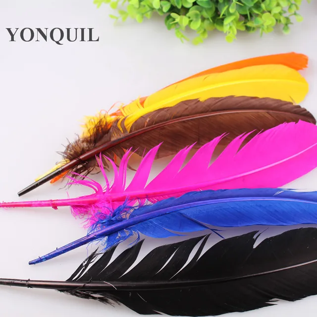 Aliexpress.com : Buy 100PCS/Lot TURKEY QUILLS 20 30cm Dyed