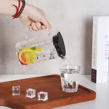 Для повторного использования Кофе Кружка фильтр 8 см крышка чашки термостойкая стеклянная чашка заварка Крышка для чайного горшка питьевой аксессуары 1,65