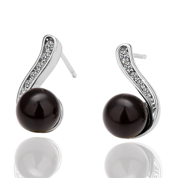 Hot Black Gold Color Earrings For Women Vintage Pearl Hot Black Gold Color Earrings For Women Vintage Pearl Jewelry Online Ping India