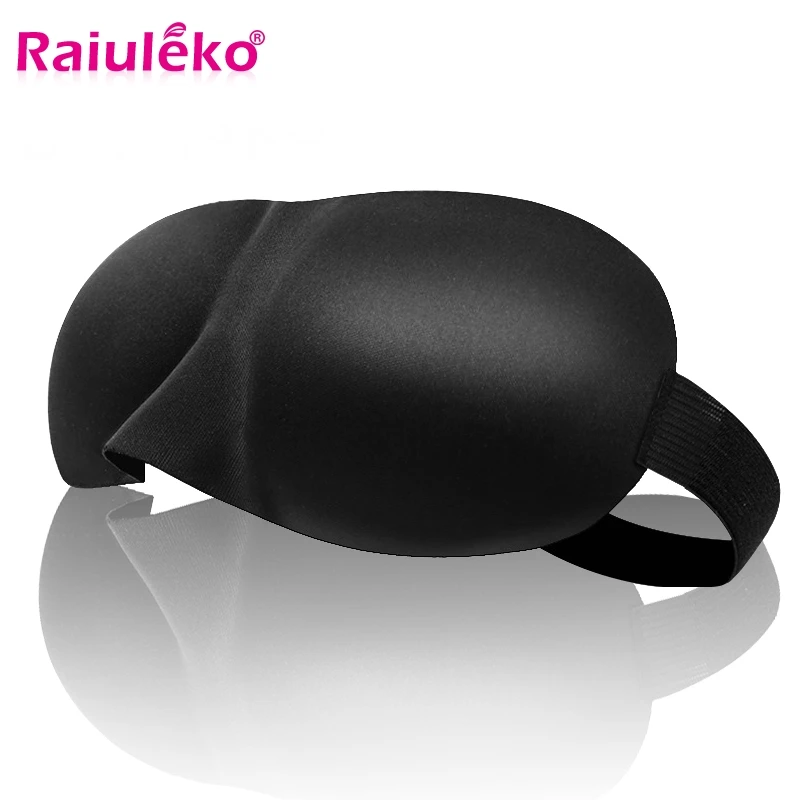 

Slow Rebound 3D Sleeping Eye Mask Eyeshade Travel Sleeping Eye Mask Black Shade Breathable Blindfold Patch Night Health Sleep