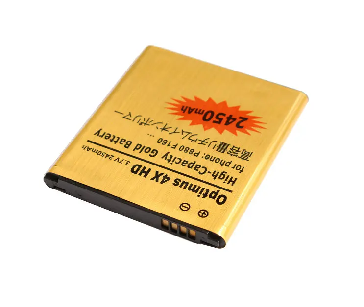 Аккумулятор для LG Optimus 4X HD P880 F160 F200L/S/K P765 P760 2450 мАч|bl 53qh|battery goldgold battery |