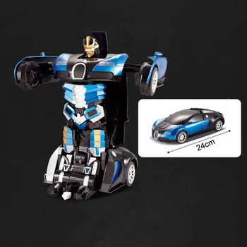 

Children Induction Deformation Remote Control Car Toy Deformation Robot Gesture Transform Car Model Kids Toy Christmas Gifts