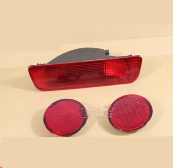 

3PCS Bumper Back Tail Rear Fog Light Lamp Reflective Plate For Nissan Qashqai 2008 2009 2010 2011 2012 2013 2014 2015 DB089