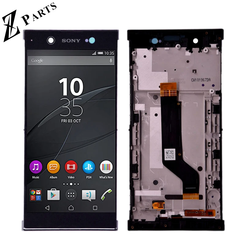 Pаспродажа Оригинальный Для sony Xperia XA1 Ultra G3221 G3212 G3223 G3226 ЖК экран с сенсорным стеклом дигитайзер в сборе с рамкой
