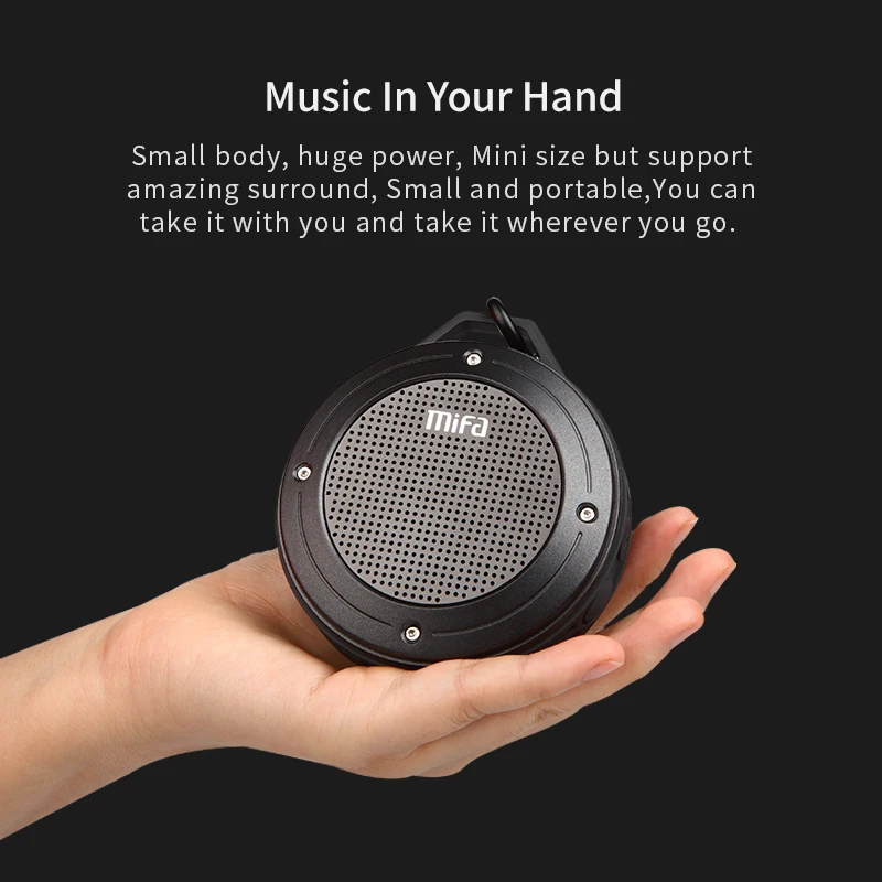 MIFA F10 беспроводной Bluetooth динамик Встроенный микрофон 4 0 стерео водонепроницаемый