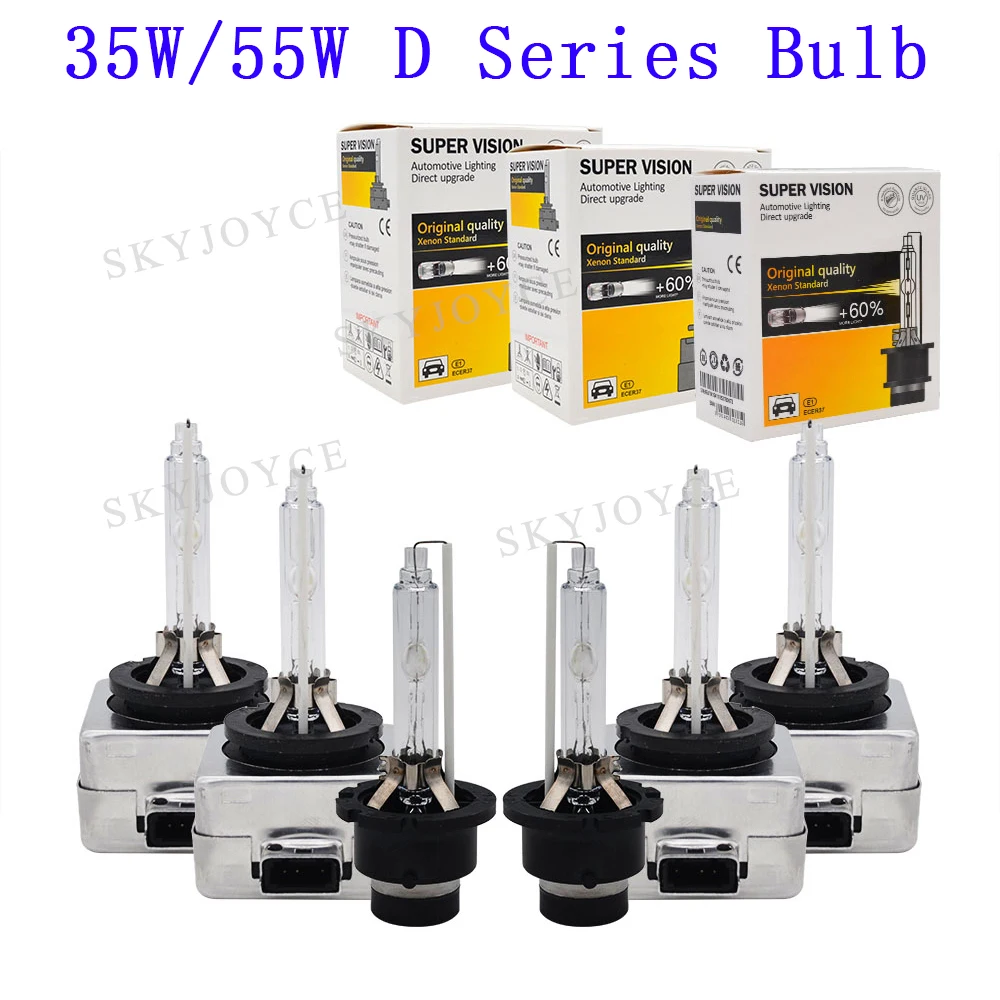 Лампа для фар SKYJOYCE D1S D2S D3S D4S HIDXenon 35 Вт 55 D1R D2R D4R налобный фонарь 4300K 5000K 6000K 8000K HID |