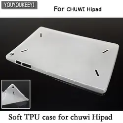 Оригинальный ультра тонкий мягкий прозрачный ТПУ чехол для CHUWI Hipad 10,1 дюймов, защитный чехол для chuwi hipad + Закаленное стекло Фильм