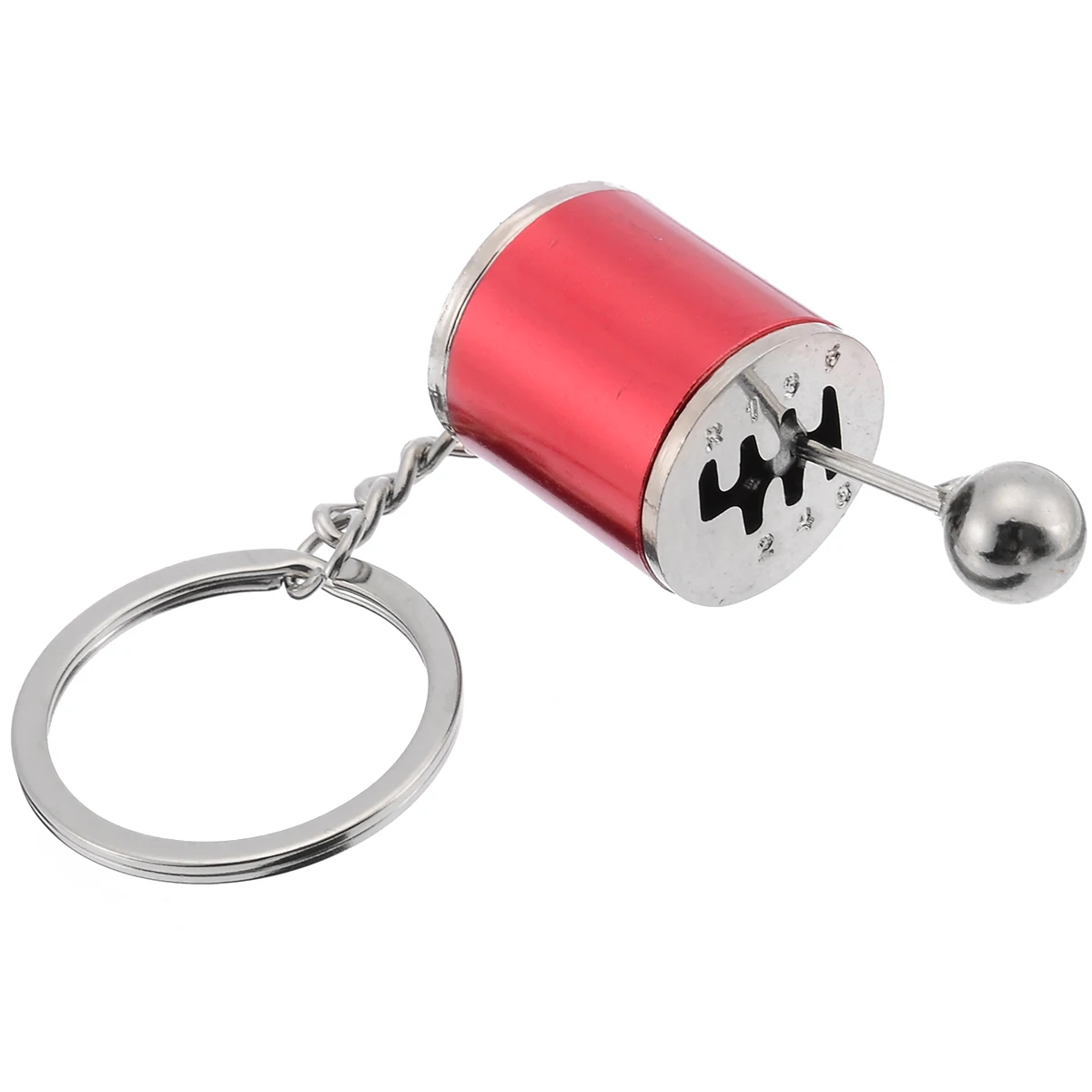 5 Color Men Metal Gear Shift Gearbox Gear Knob Zinc Alloy Key Ring Keyring Keychain Nice Gifts