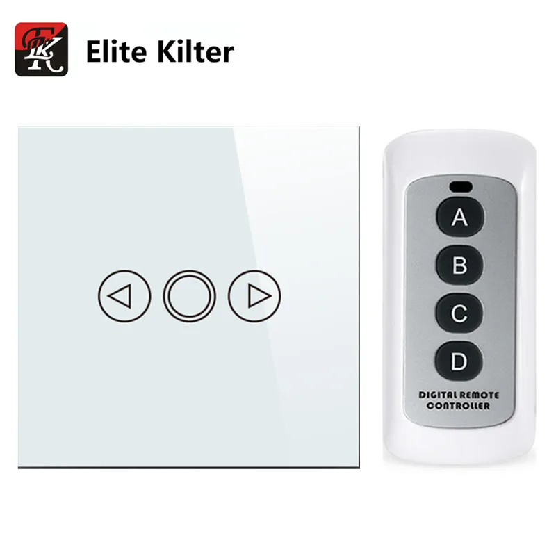 

Elite Kilter EU/UK Standard Remote Control Touch Dimmer Switch Smart Switch LED Dimmer Switch For Dimmable Spot Lights