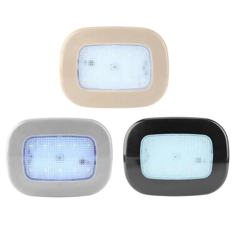 

VODOOL Universal USB Rechargeable White/Blue LED Car Reading Light Interior Roof Doom Lamp Magnetic LED Car Styling Night Light