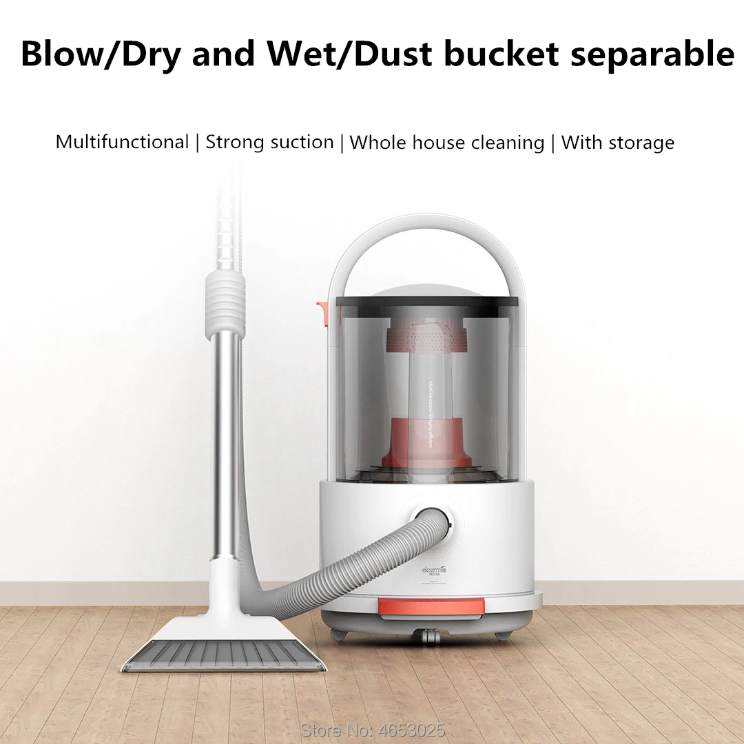  2019 xiaomi Deerma TJ200 multi-function wet and dry Bucket vacuum cleaner detachable large capacity