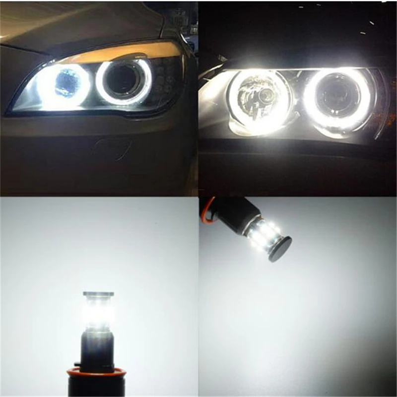 Светодиодный Маркер Canbus 80 Вт H8 E92 Angel Eyes XTE 6000K кольцо ореола DRL для BMW 320d 320i 323i 325d 325i M3