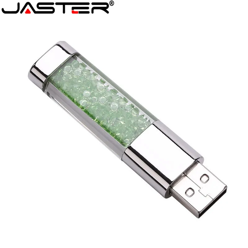 JASTER usb 2,0 красивый Кристальный флеш-накопитель 32 Гб Водонепроницаемый Алмазный 4 ГБ 8 ГБ 16 ГБ 32 ГБ 64 ГБ usb флеш-накопитель