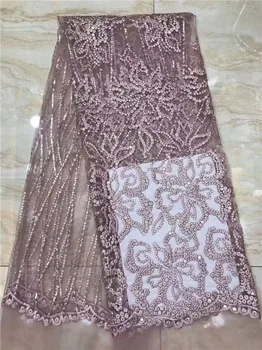 

New arrival wedding/party embroidery African tulle material French net lace fabric PNZ869(5yards/lot) multi color