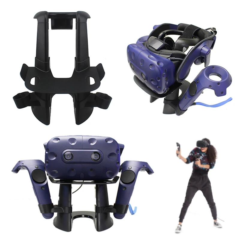 

VR Headset Stand Monitor Mount Display Storage Shelf for HTC Vive Pro Y1Y1 Google VR Headset Handles Holder Accessories