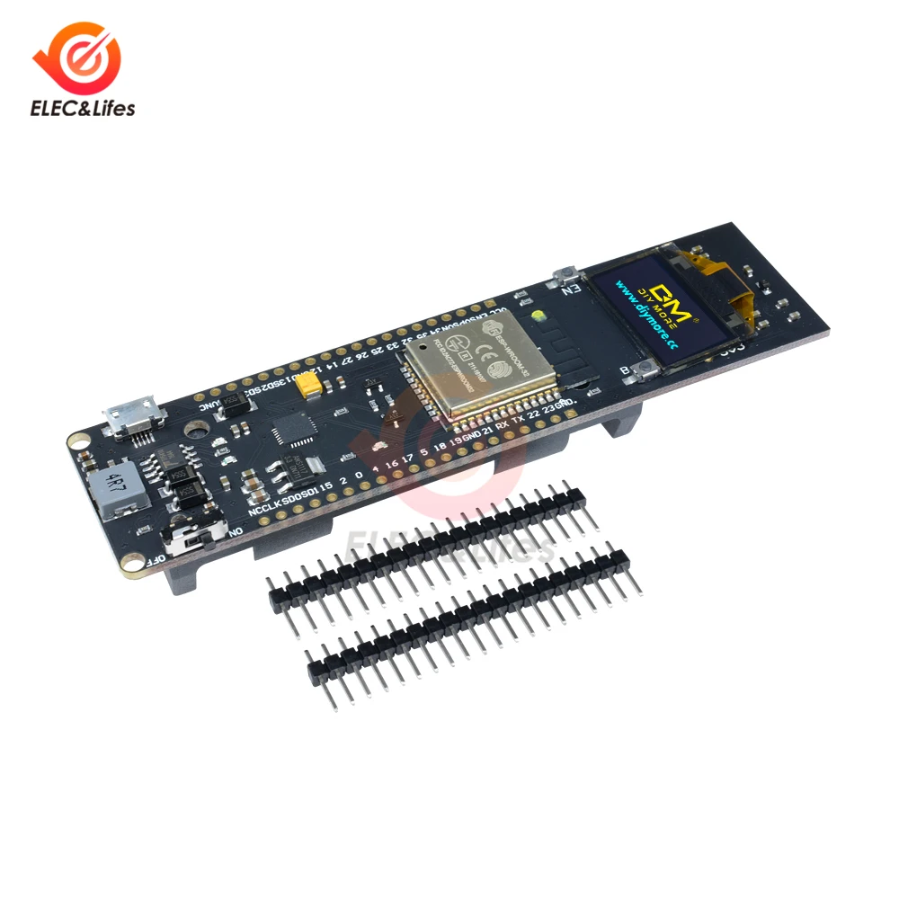 0 96 ''OLED ESP32 макетная плата WiFi Bluetooth щит 18650 Держатель литиевой батареи ESP 32 ESP8266