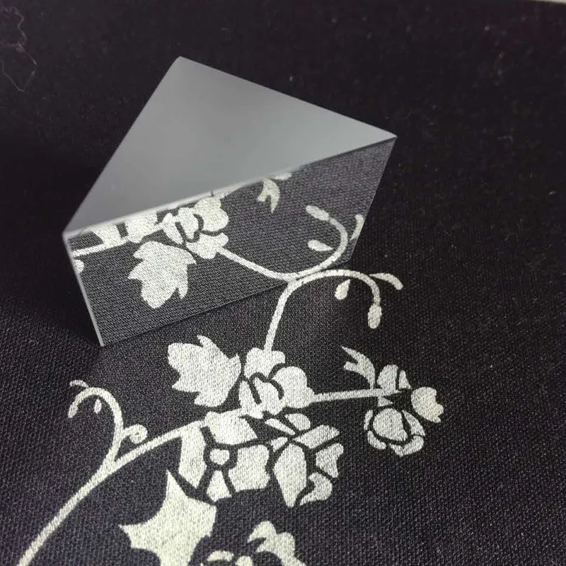 Optical Glass Right Angle Slope Reflecting Prism Coating With Aluminum plating 12.7x12.7mm 1PCS Precision Optics components | Инструменты