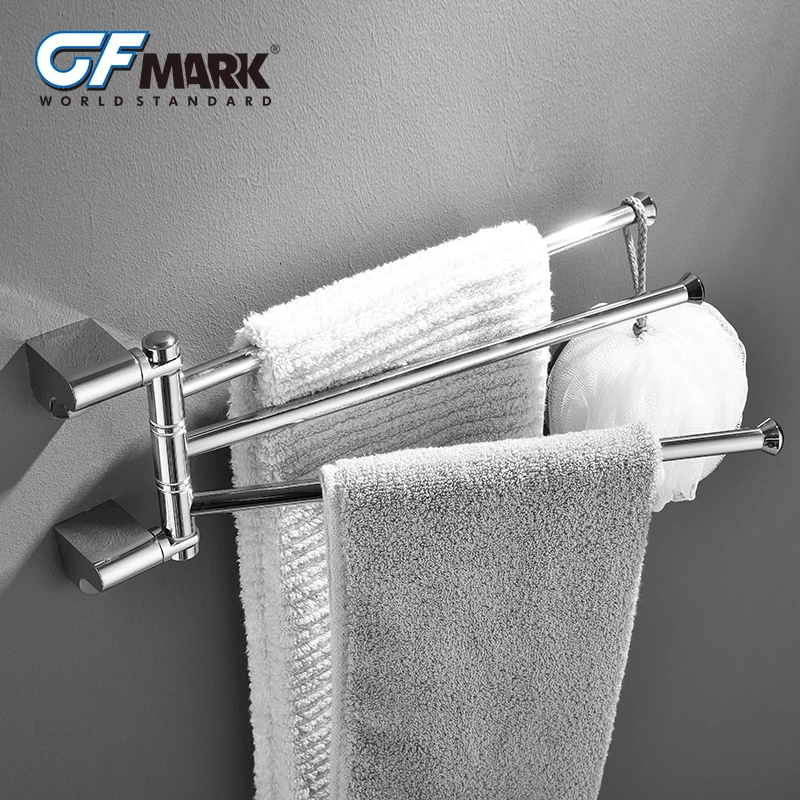 GFmark активная стойка для полотенец регулируемый держатель хромированные полки