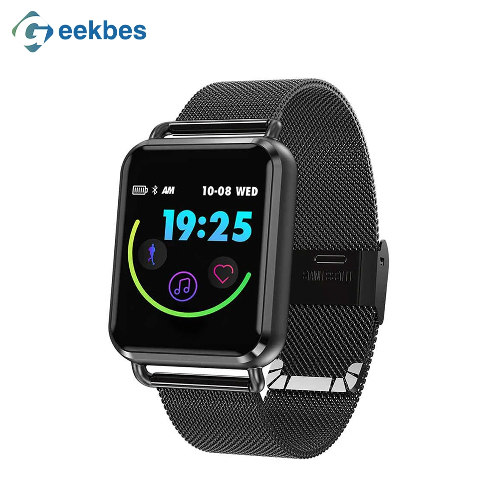 

Geekbes WS2 Smart Watch 1.3" Touchscreen Smartwatch Men Women Blood Pressure Heart Rate Monitor Smart Band Color UI Wristband