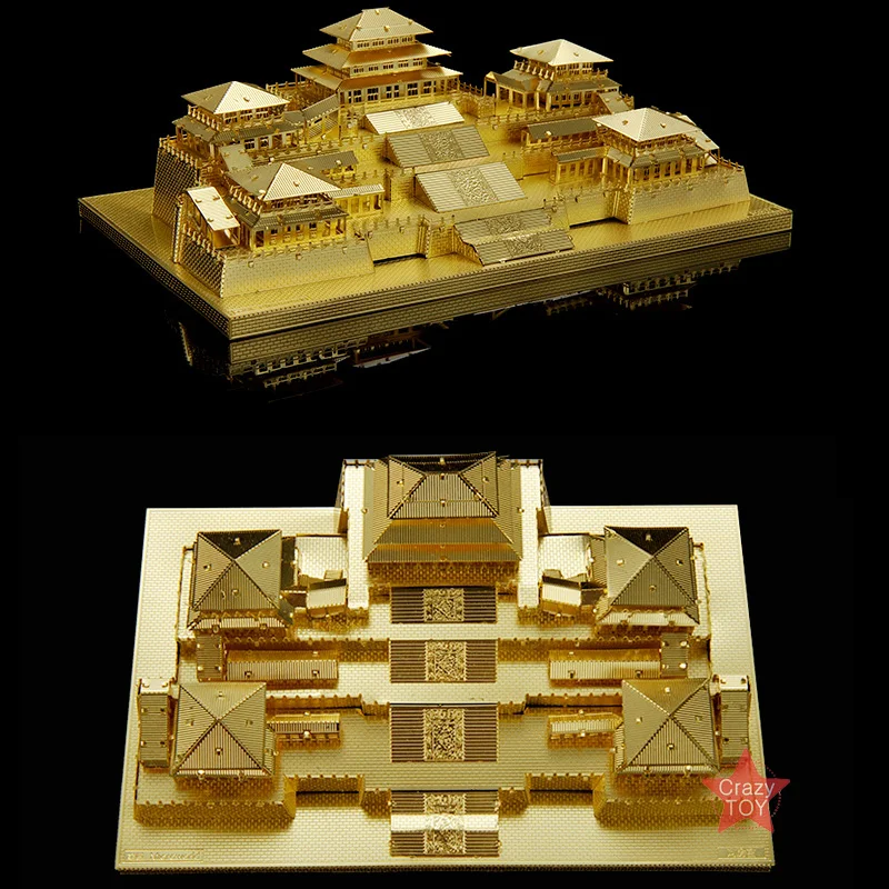 Металлический 3D нано пазл Microworld набор для сборки моделей дворца J033 сделай сам с