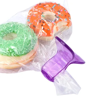 

6 Pcs/Lot Hot Sale Household Practical Food Snack Storage Seal Bag Clips Sealer Clamp Food Bag Clips