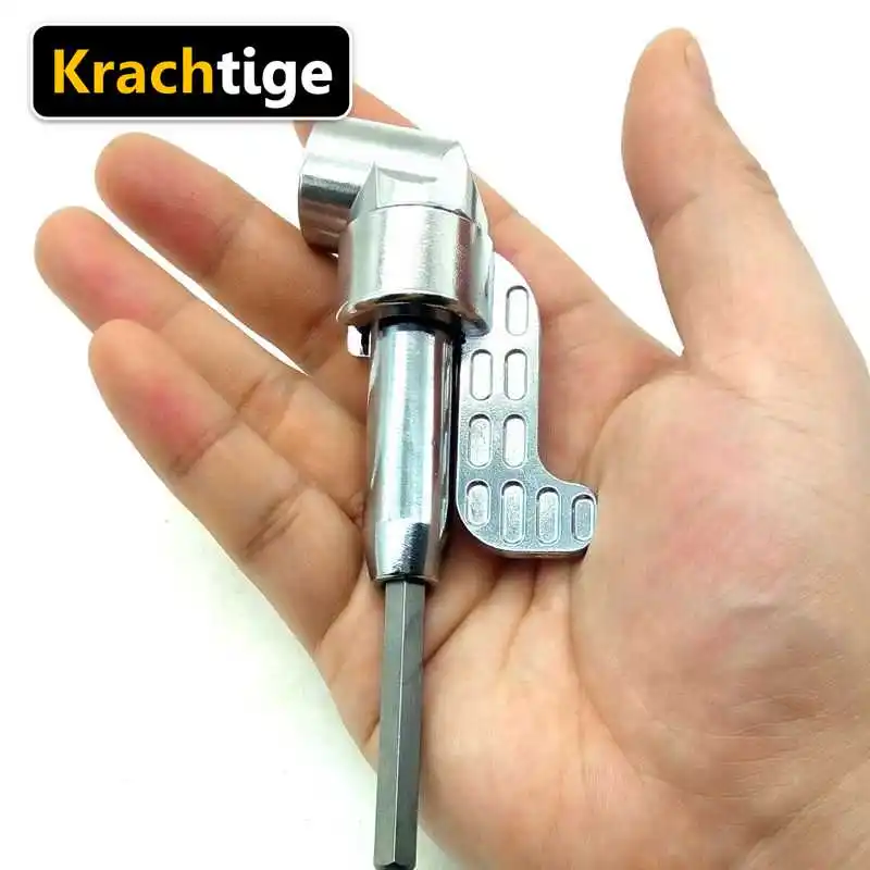 Адаптер отвертки Krachtige 1/4 &quotс магнитным углом регулируемый на 360 градусов фланец