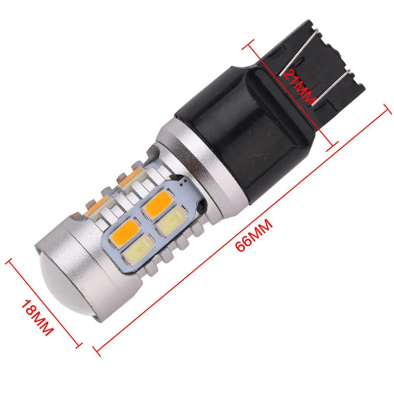 2 шт. светодиодные лампы для стоп сигнасветильник 1157 P21/5W Bay15d S25 T20 7443 T25 3157 20SMD 5730|bulb