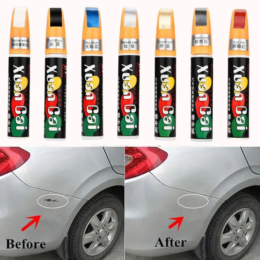1* Car Auto Coat Scratch Clear Repair Paint Pen Touch Up Remover Applicator Tool