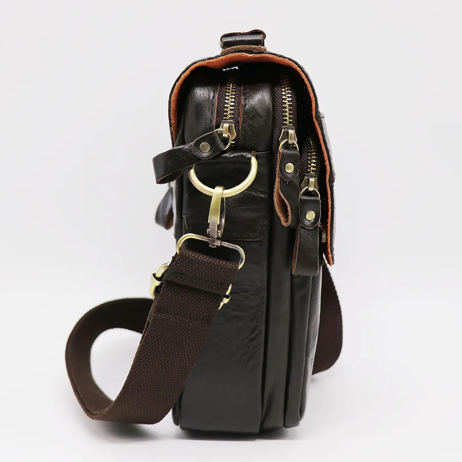 Genuine Leather 8' Casual Handbag Men's Crossbody Shoulder Bag Male Cowhide Messenger Bag Handle Pack For Cell Phone Wallet Genuine Leather 8' Casual Handbag Men's Crossbody Shoulder Bag Male Cowhide Messenger Bag Handle Pack For Cell Phone Wallet