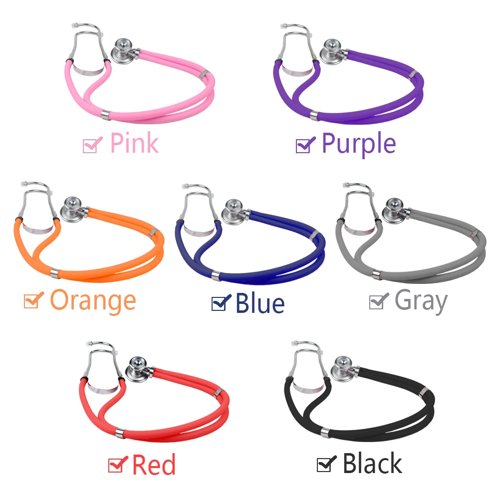 

Athphy Professional Stethoscope Medical equipment Portable Double Head Estetoscopio High Quality Colorful Stetoskop Heart Care
