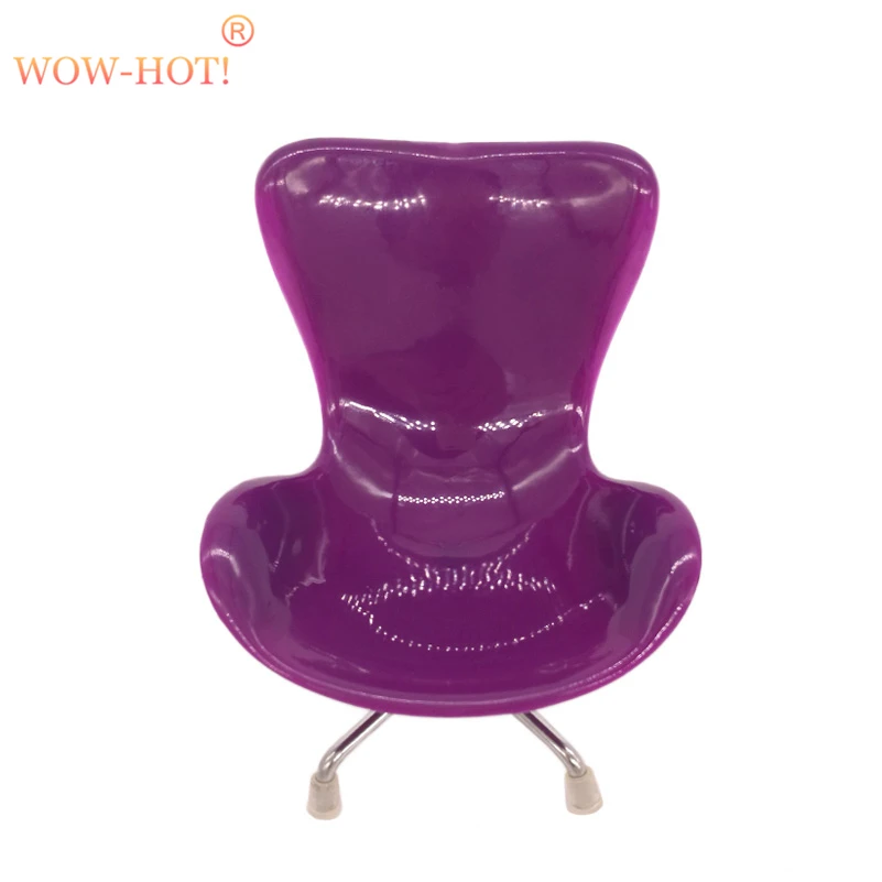 WOWHOT Plastic 1/6 BJD Doll Chairs Doll Accessories For Monster Dolls,Dollhouse Furniture Toys for Barbie Dolls Children Toy