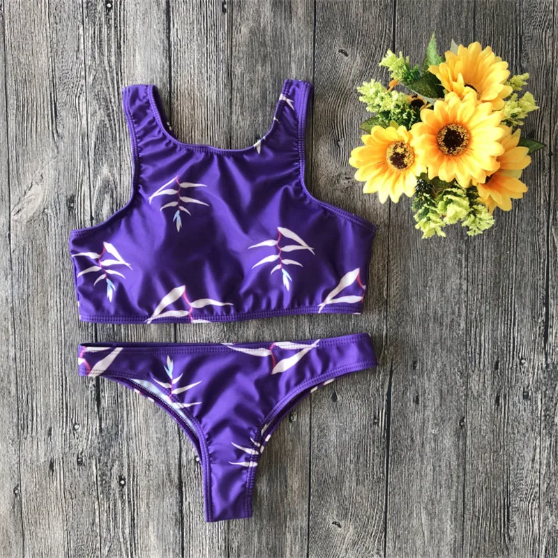 

Sexy Bikinis Swimsuit Women 2019 Summer Cut Out Bathing Suits Bikini Print Swimwear Beach Wear With Biquini Swimsuit Female