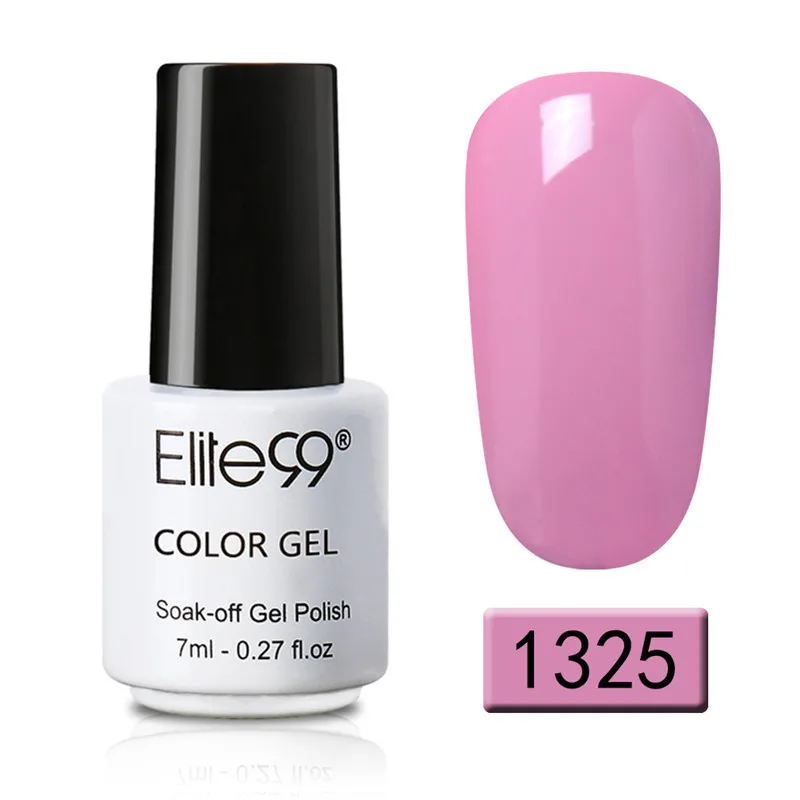 Elite99 7 мл яркий цвет УФ светодиодный Гель-лак замачиваемый Гель-лак для ногтей DIY Дизайн ногтей маникюр длительный гель-лаки для ногтей - Цвет: 1325