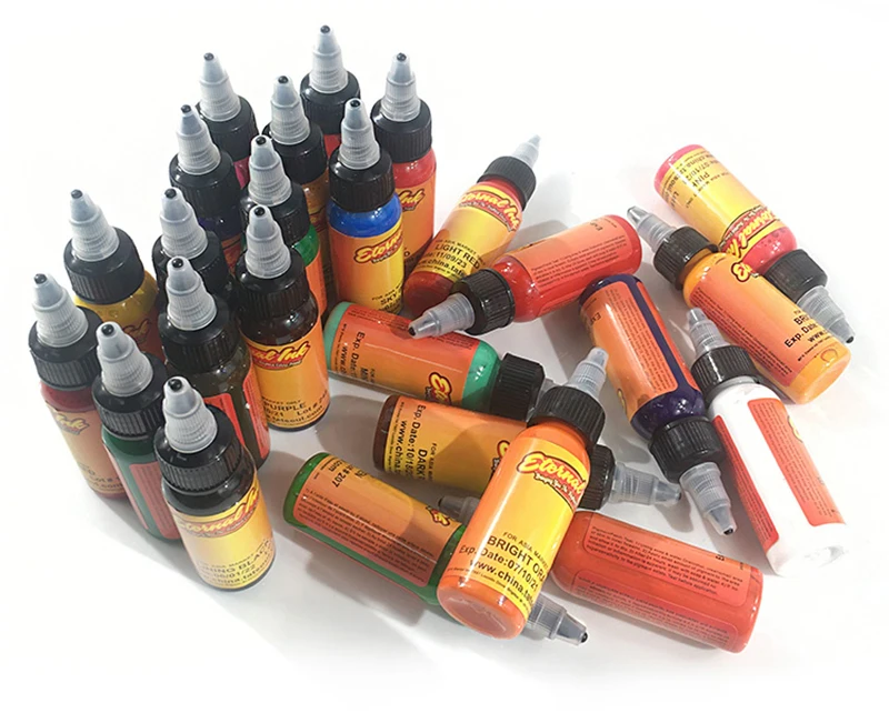 

25 Colors Set Eternal Tattoo Ink Set Permanent Makeup Microblading Pigment For Body Paint Color Ink