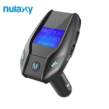 Nulaxy BF21 Автомобильный MP3-плеер Поддержка TF диск USB Bluetooth fm-модулятор с ЖК-дисплей Дисплей Hands-Free аудио передатчик автомобиля Зарядное устройство