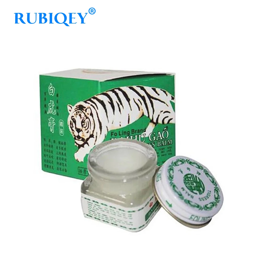 

Original White Tiger Balm Ointment For Headache Toothache Stomachache Pain Relieving Balm Dizziness Essential Balm oil RUBIQEY