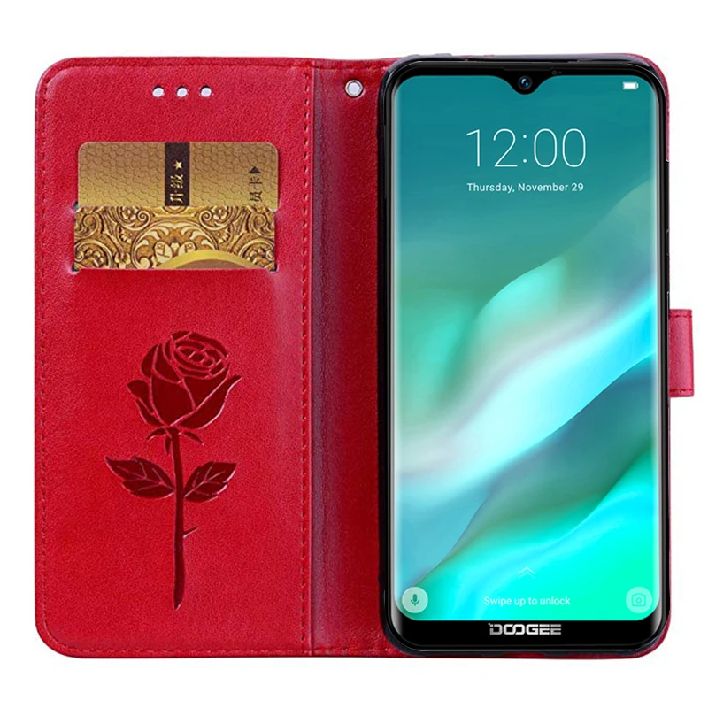 Чехол для coque Doogee Y8 Роскошный кошелек 6 1 дюйма искусственная кожа Для 4G чехол