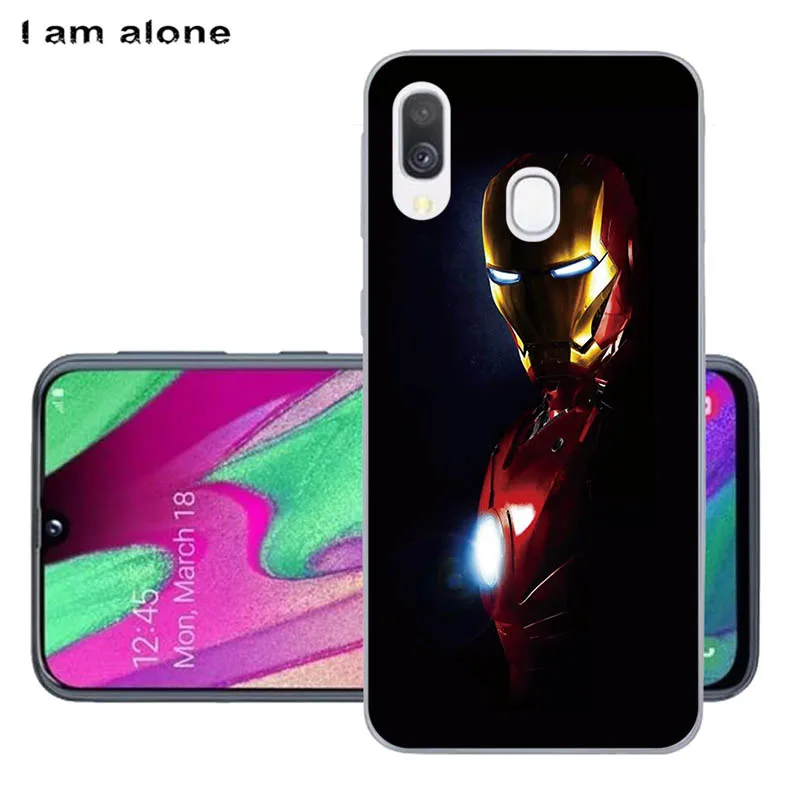 أنا وحدها الهاتف اغلفة السامسونج غالاكسي A40 2019 SM-A405 5.9 بوصة لينة TPU أكياس المحمول الهاتف المحمول الأزياء شحن مجاني