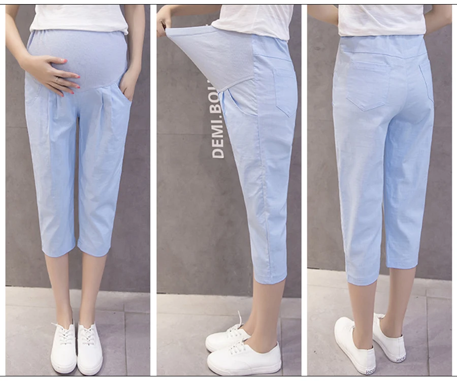 2018 летние брюки для беременных Брюки для беременных женщин брюки для беременных Gestante Pantalones Embarazada одежда