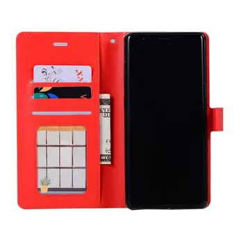 

10pcs/lot free shipping Soft TPU + PU Leather Crazy Horse Wallet Case for Samsung Galaxy NOTE 8