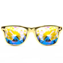 Новинка дизайн Золотое покрытие кадр очки-калейдоскопы