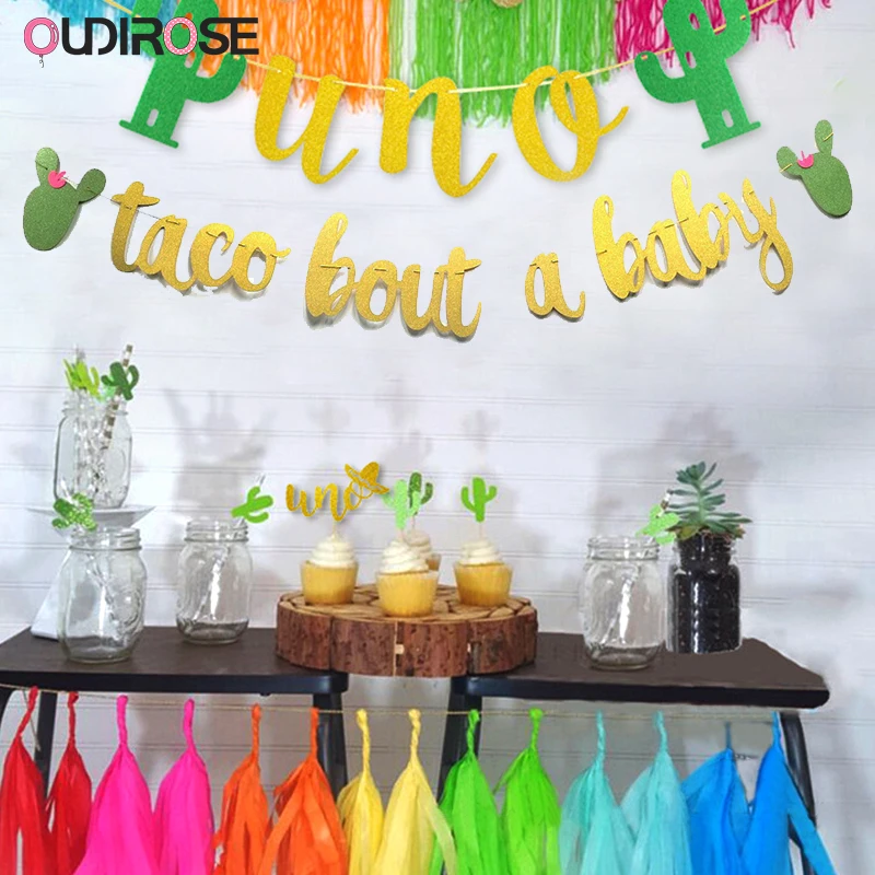 Taco Bout a Baby Мексика Свадебные баннеры украшение для детского душа девичник