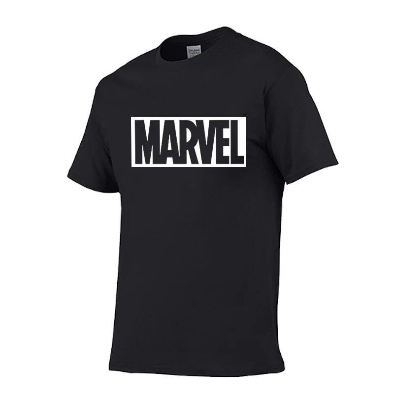 

2017 New Fashion MARVEL Short t-Shirt men cotton short sleeves Casual male tshirt marvel Superhero t shirts men tops tees