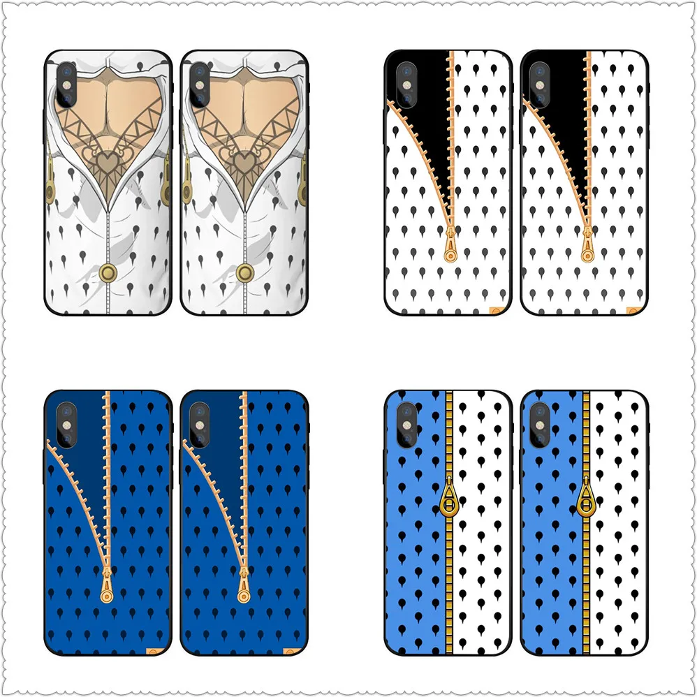 

Italy Bruno Bucciarati Case For iphone X XS XR Black TPU case For Samsung S7 S8 S9 S10 JOJO's amazing adventure Case Cover