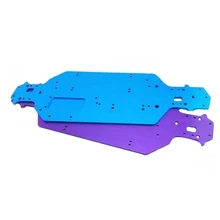 03001 Chasis De Aluminio Para HSP RC 1/10 Coche Modelo de Deriva 94123 Actualizar Repuesto Accs