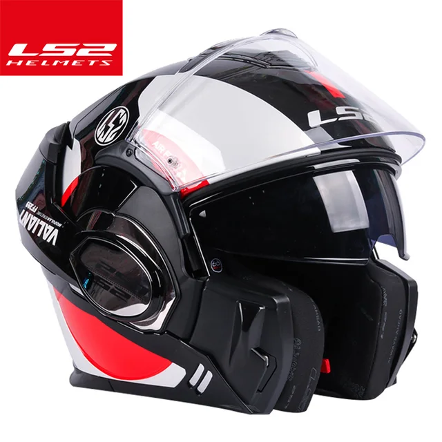 LS2 FF399 Valiant Noir Motorcycle Motorbike Helmet & FREE Visor ECE GhostBikes