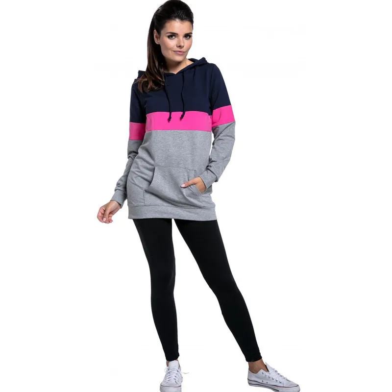 More Function Breastfeeding Clothing Lactation Woman Long Sleeve Top Nursing Pregnant Clothes Pregnancy Tshirt Maternity Tops