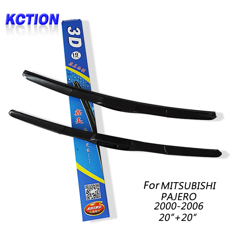 Car Windshield Wiper Blade For Mitsubishi PAJERO (2000 2006), 20"+20