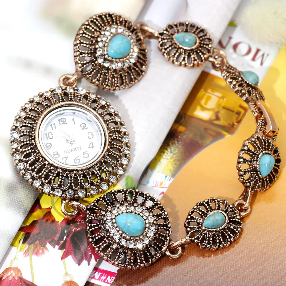 SUNSPICE MS, марокканские винтажные Круглые Наручные часы, браслет с подвесками для женщин, полые металлические цепочки, Турецкий Дизайн, индийские свадебные ювелирные изделия